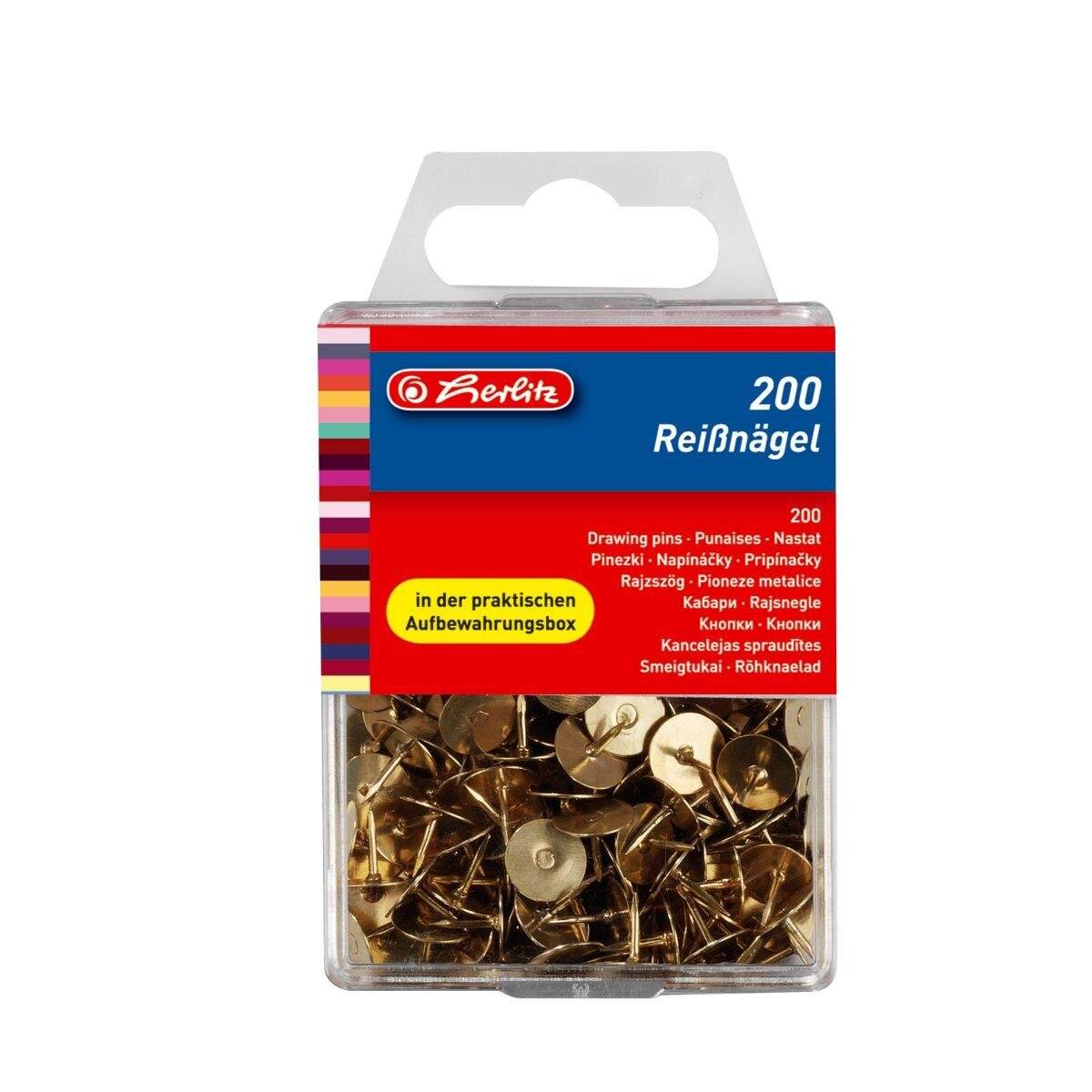 Reißnägel VE=200 Stück messing-2