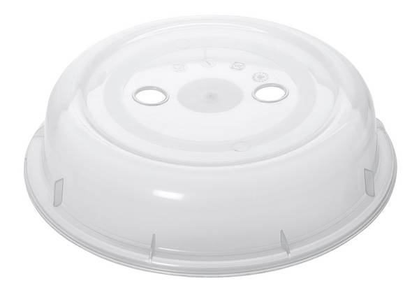 Wüllner & Kaiser Mikrowellenhaube 26 cm, Mikrowellendeckel transparent, Abdeckung für alle
