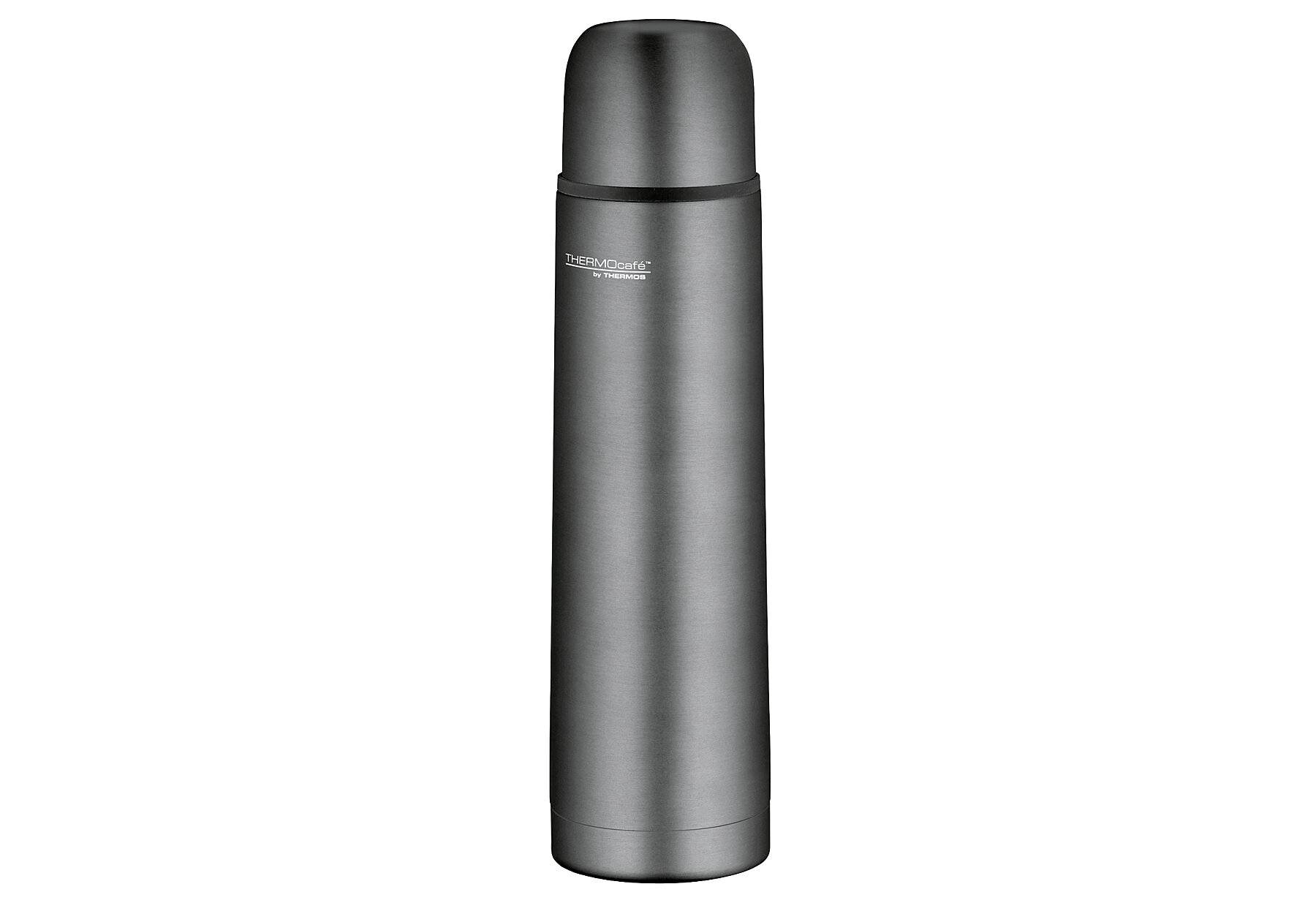 ThermoCafé Thermosflasche Edelstahl Everyday, Edelstahl grau 700ml, Isolierflasche