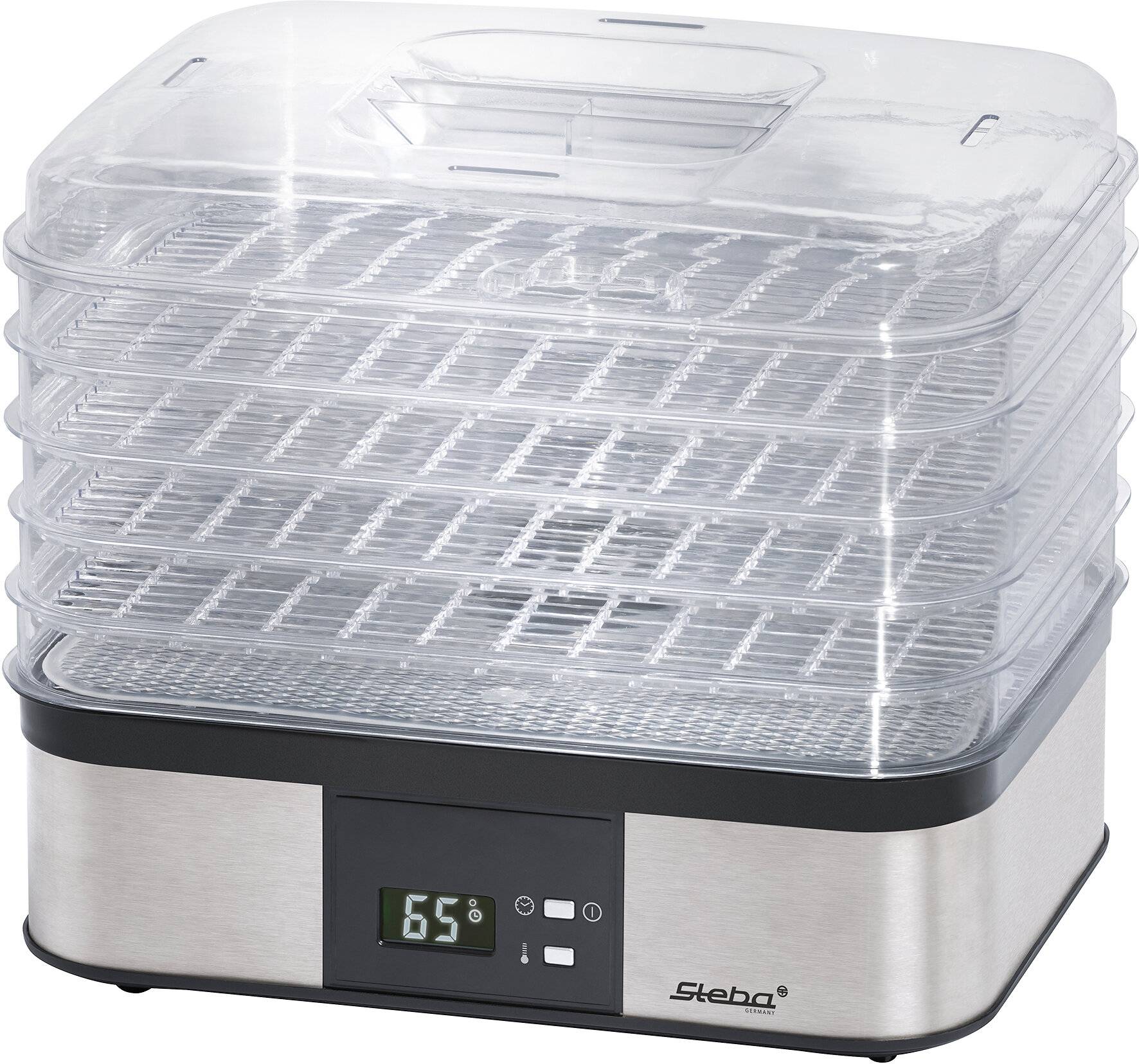 Steba ED 5 - Dörrautomat - 350 W - Edelstahl/Schwarz-3