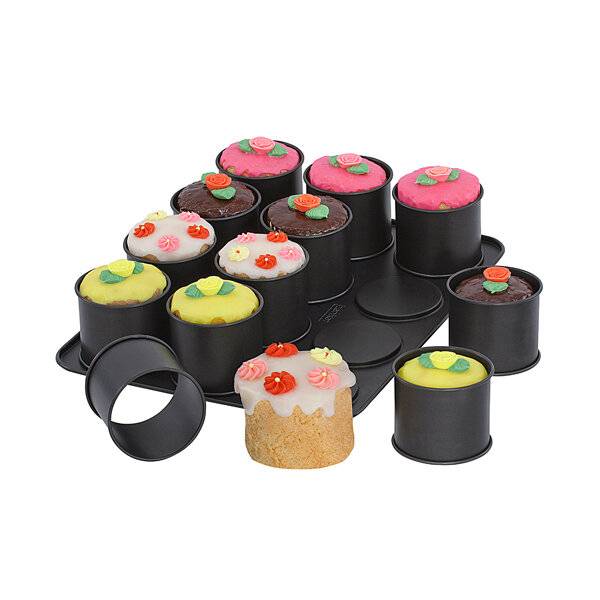 Zenker 7402 Special Creative 12er-Mini-Törtchen-Backblech – Vielseitig einsetzbare Cupcake-4
