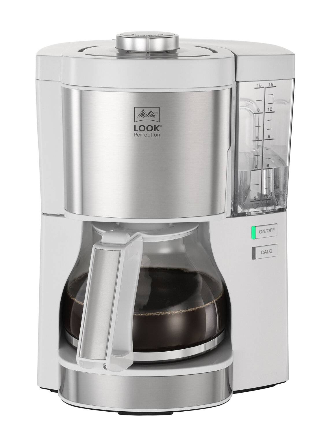 Melitta Look Perfection 1025-05 Filterkaffeemaschine mit Glaskanne, abnehmbaren-0