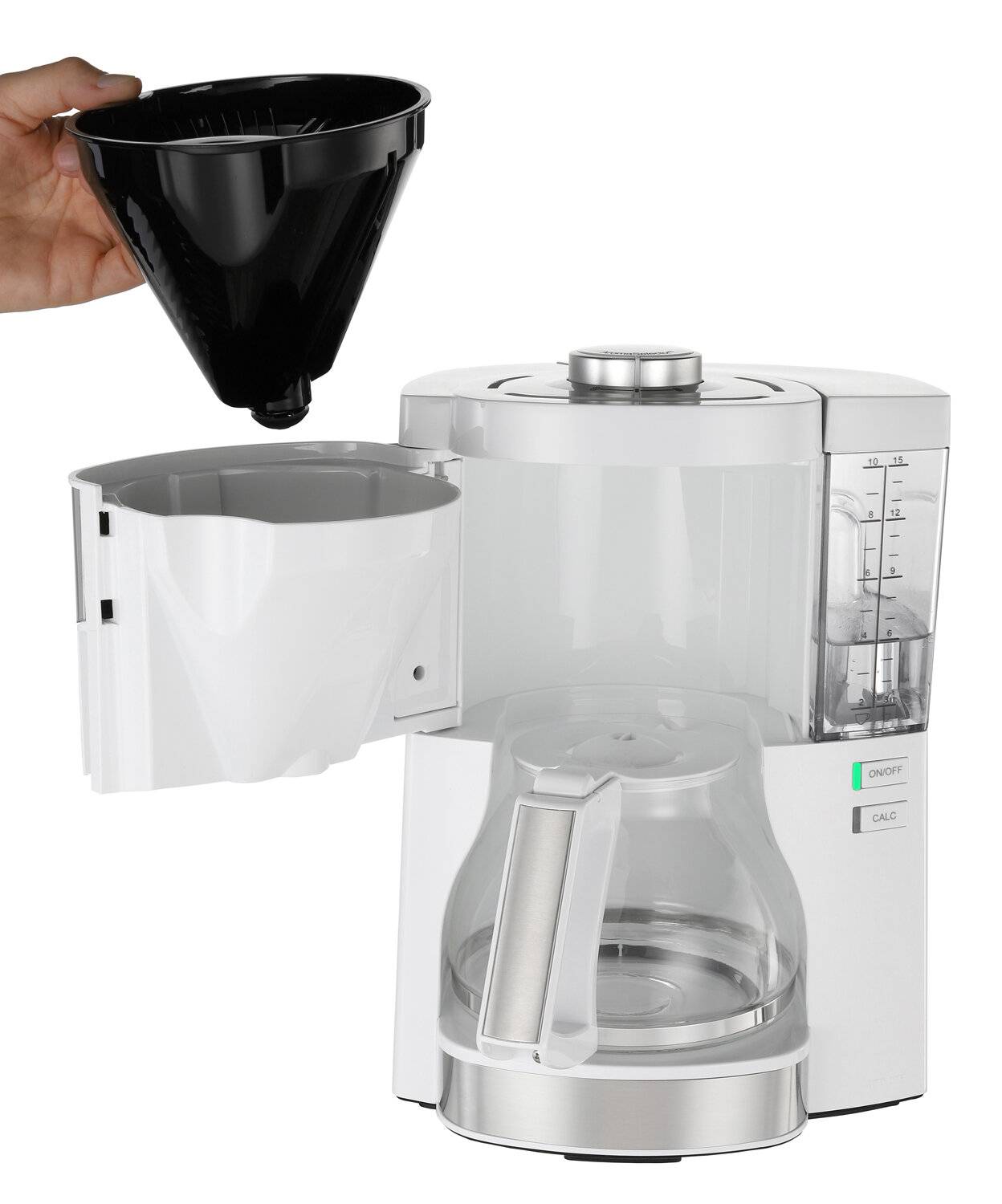 Melitta Look Perfection 1025-05 Filterkaffeemaschine mit Glaskanne, abnehmbaren-2
