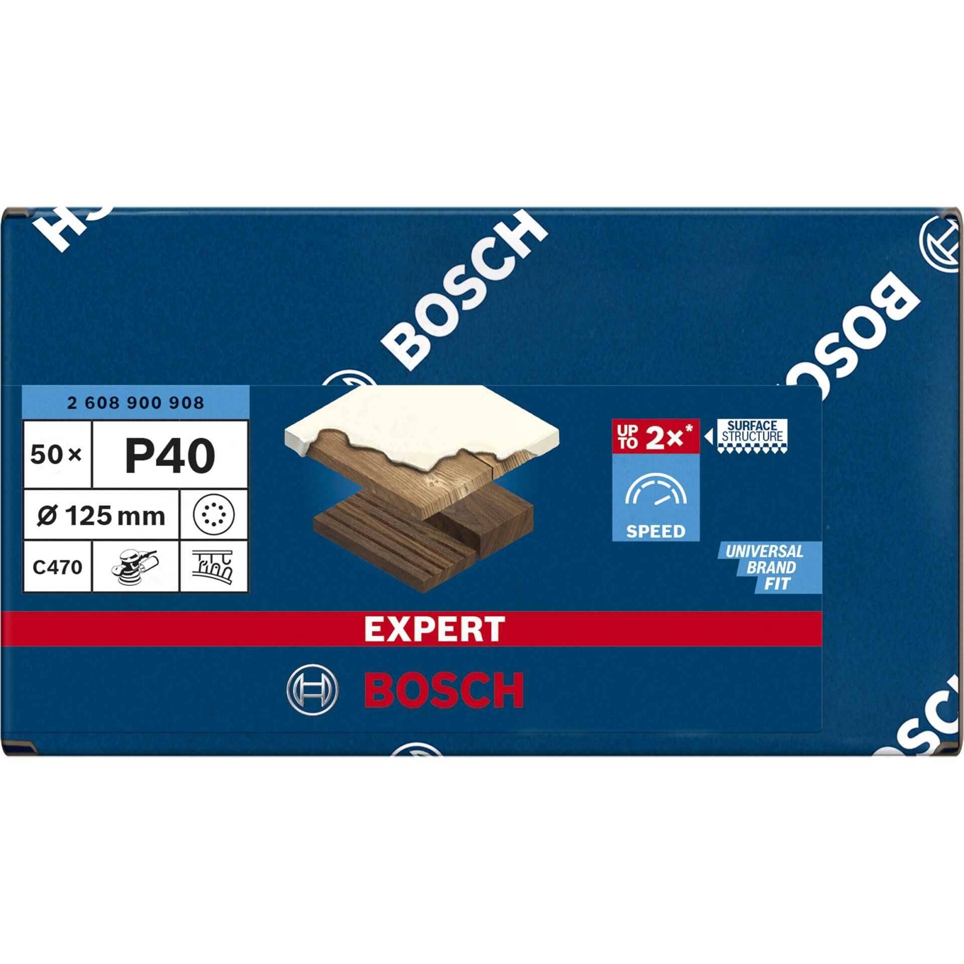 Bosch Schleifblatt C470,125mm 40,50x EXPERT-2