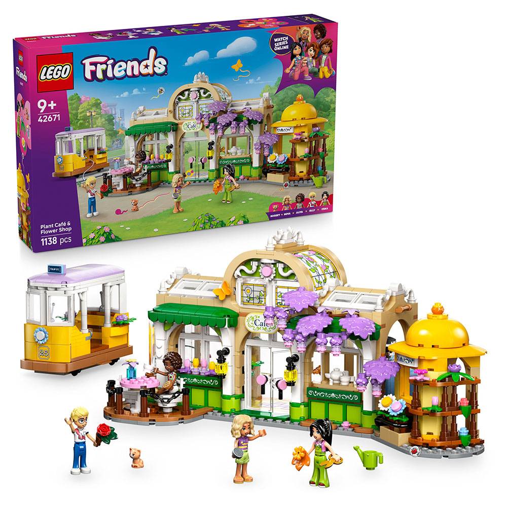 LEGO - 42671 Friends Pflanzencafe und Blumenkiosk-0