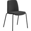 Stuhl Helmer Sitz/Lehne gepolstert VE 4 Stk Sitz schwarz Gestell schwarz. ELJ Bordet AB 84259049