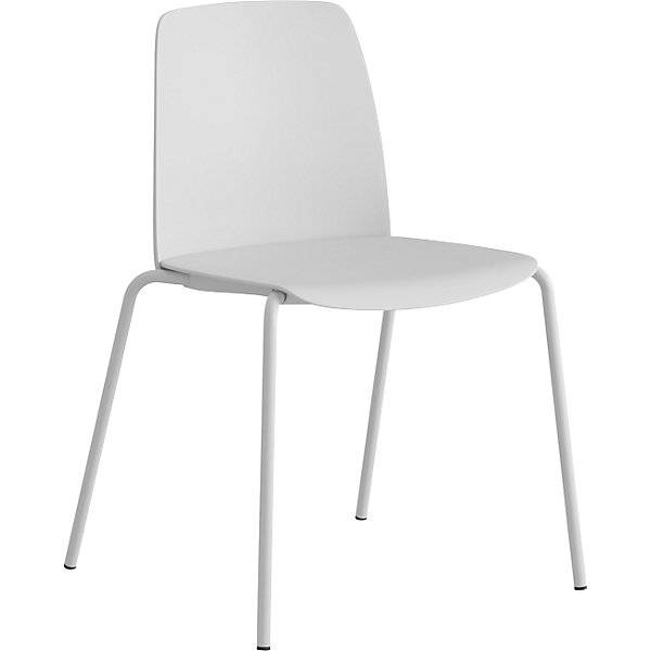 Stuhl Helmer Sitz/Lehne aus Kunststoff VE 4 Stk Sitz weiß Gestell weiß. ELJ Bordet AB 84254849-0