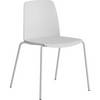 Stuhl Helmer Sitz/Lehne aus Kunststoff VE 4 Stk Sitz weiß Gestell weiß. ELJ Bordet AB 84254849