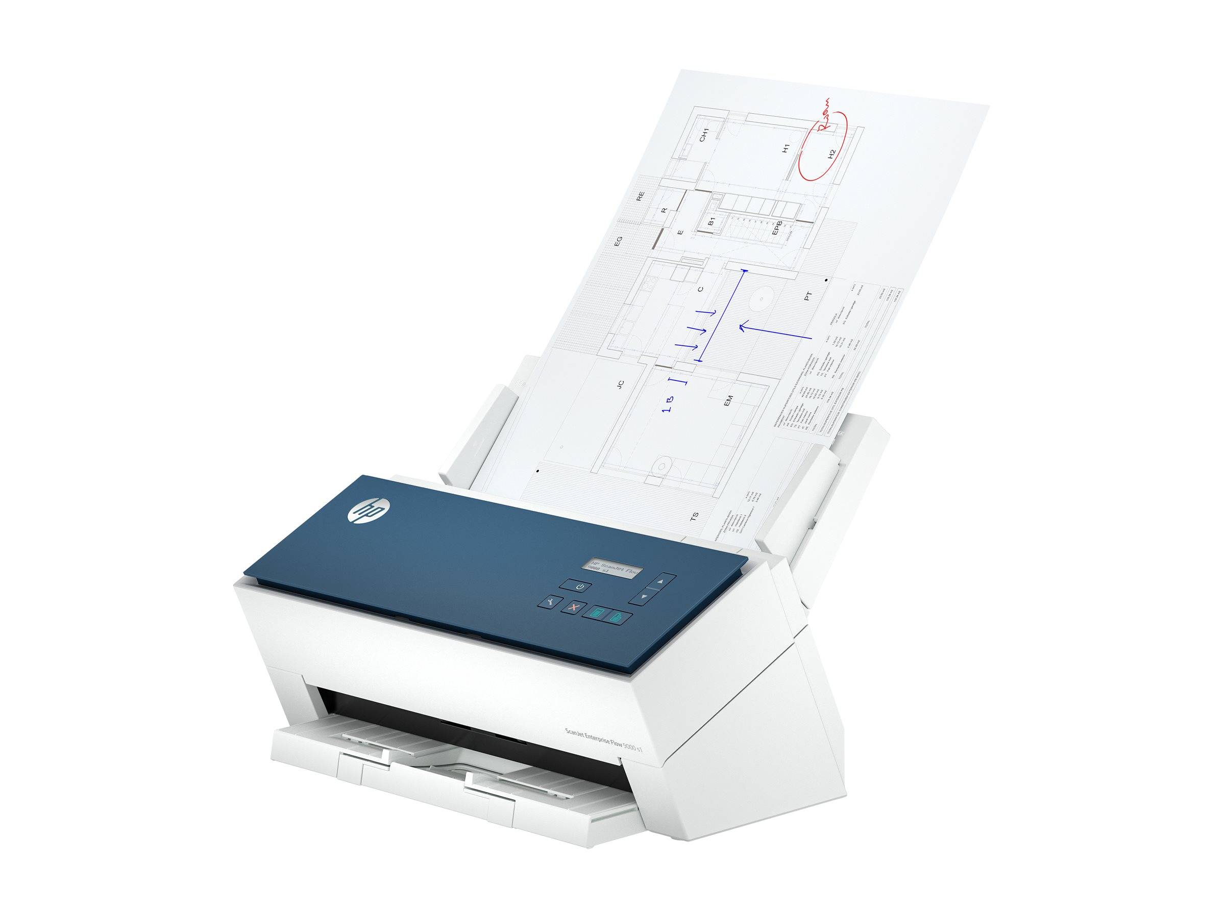 HP ScanJet Enterprise Flow 9000 s1 - Dokumentenscanner - CMOS / CIS - Duplex - A3/Ledger - 600 dpi x-4