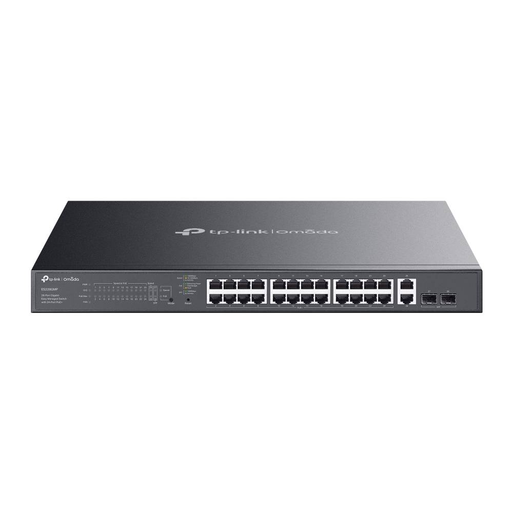 TP-LINK Omada ES228GMP V1.6 - Switch - managed - 24 x 10/100/1000 (PoE+)-1