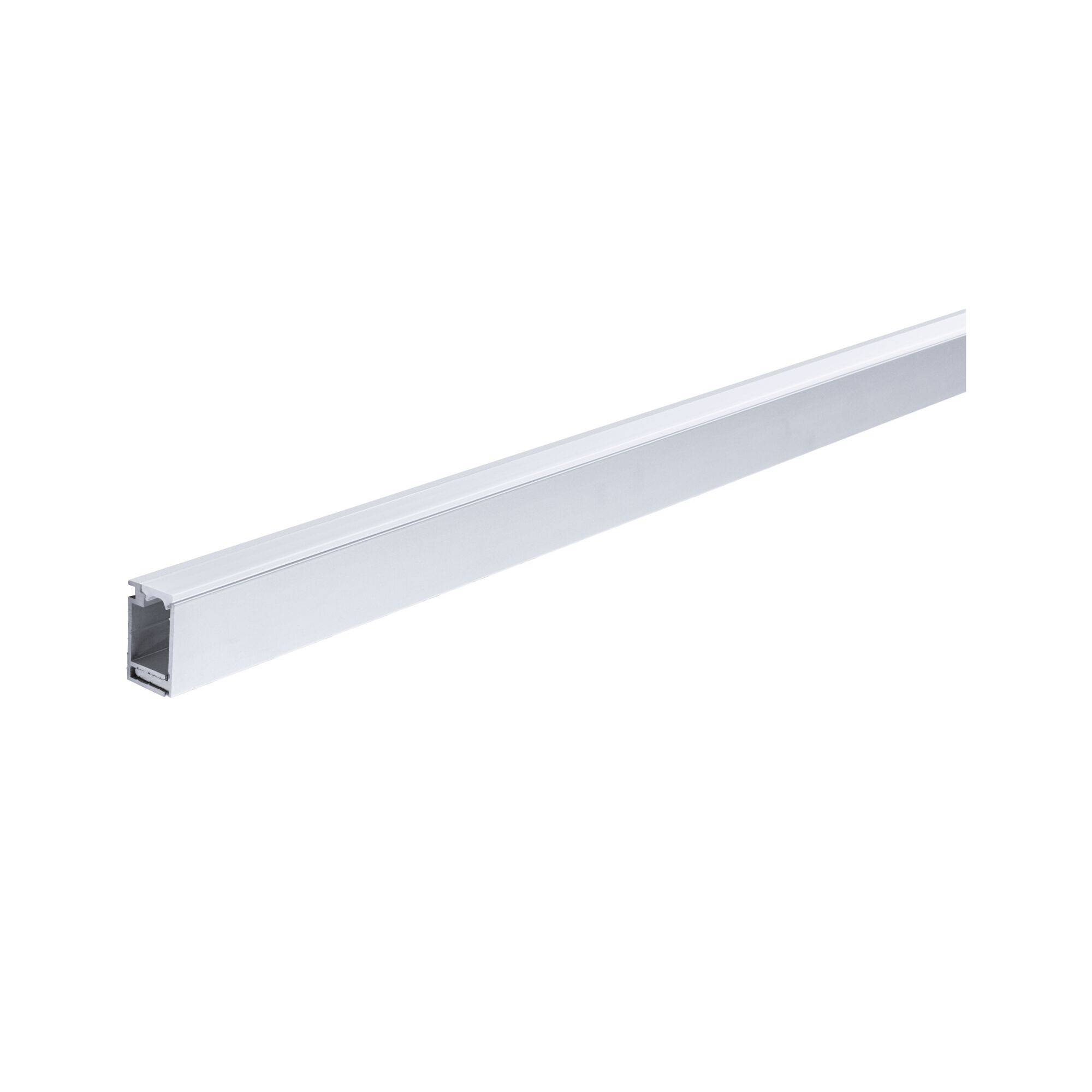 Paulmann LumiTiles Aufbauprofil Border mit Diffusor 1m Alu eloxiert,Satin Aluminium