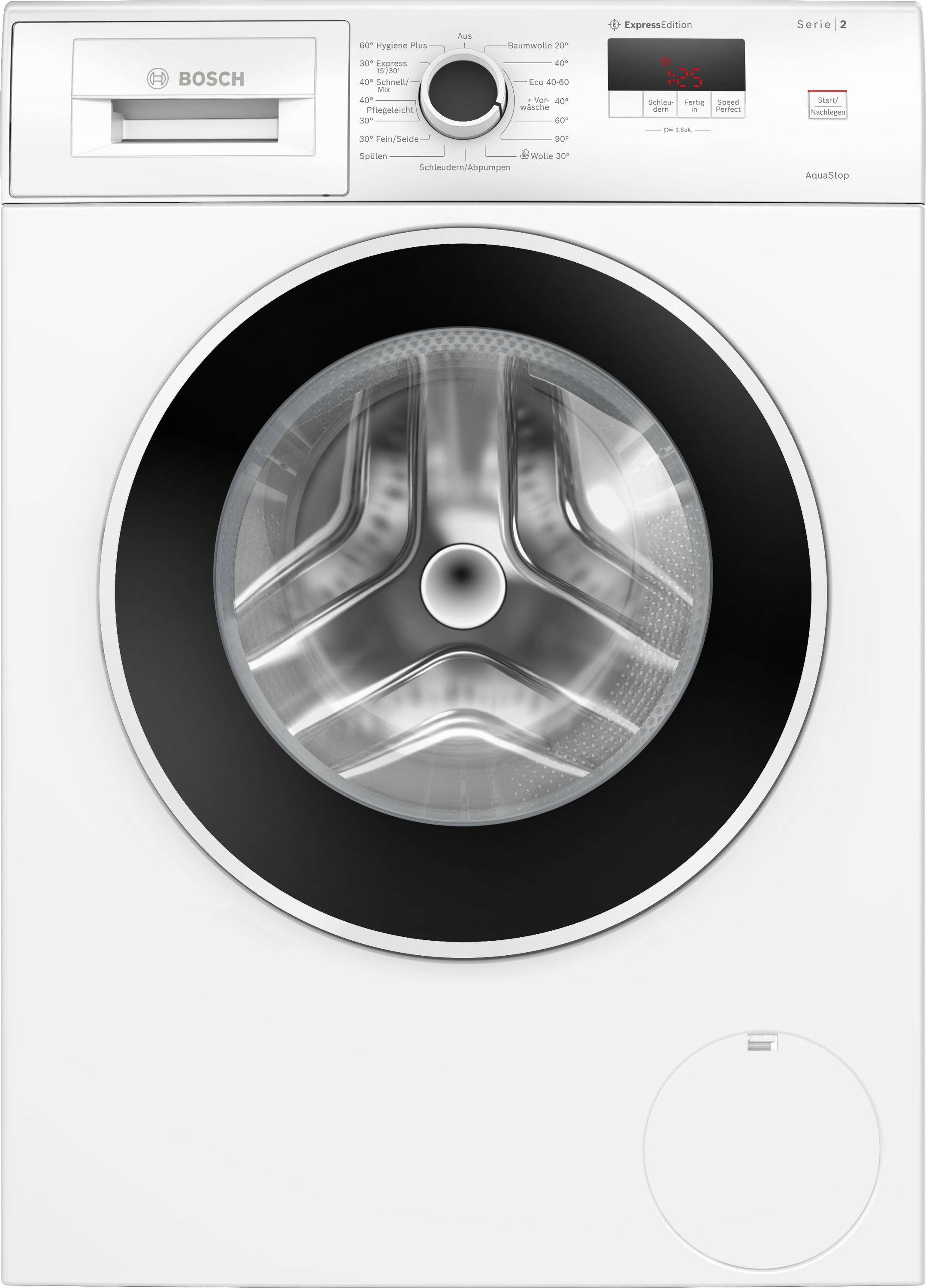 Bosch WGE0242H Waschautomat (EX) A 7kg 1400U AquaStop ActiveWater+ Hausgeräte Großgeräte-0