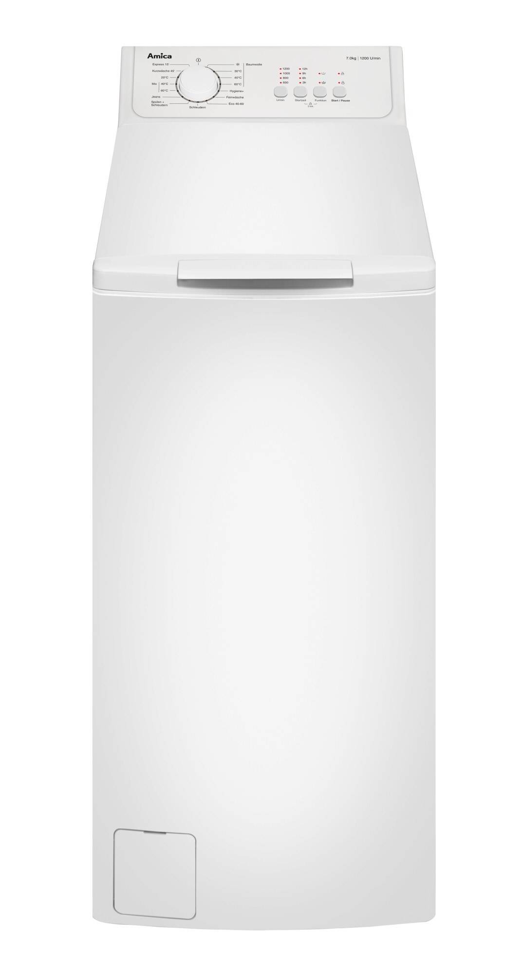 Amica Waschautomat Toplader 7kg,1200 Upm WT 472 720 Bauform=Standgerät Schleuderwirkungsklasse=B-0