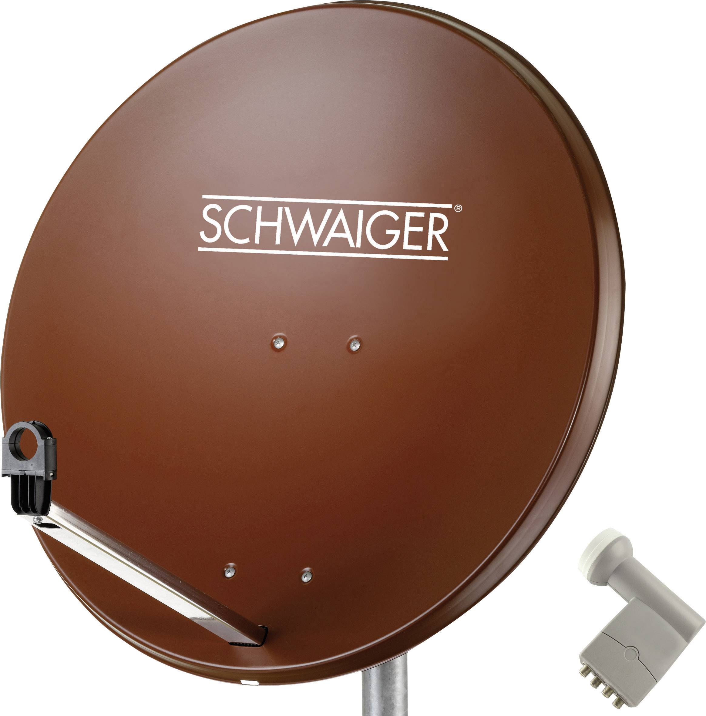 SCHWAIGER SPI9962SET9 SAT-Anlage ohne Receiver Teilnehmer-Anzahl 4 80 cm