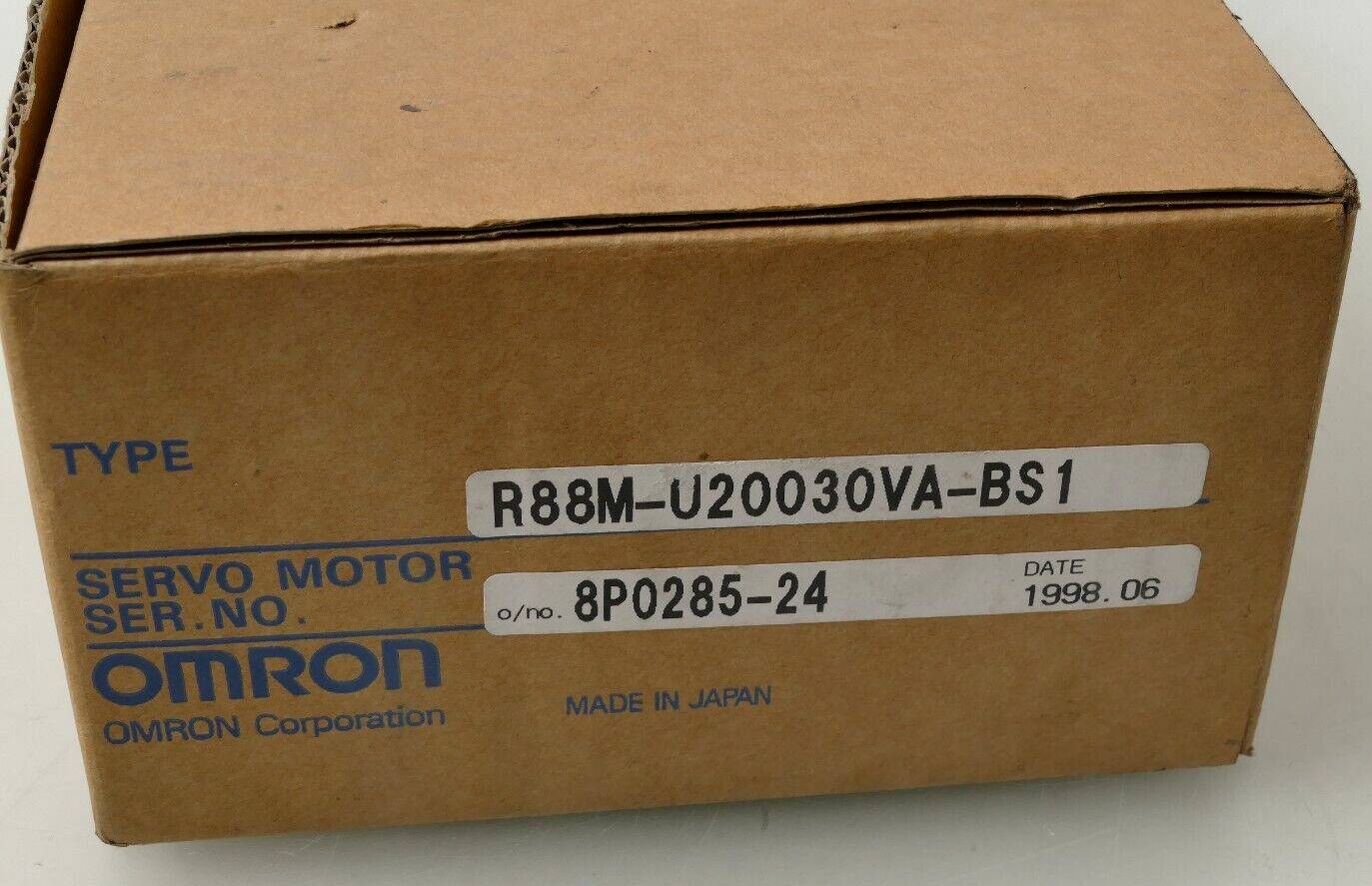 Omron Servo Motor | R88M-U20030VA-BS1-1