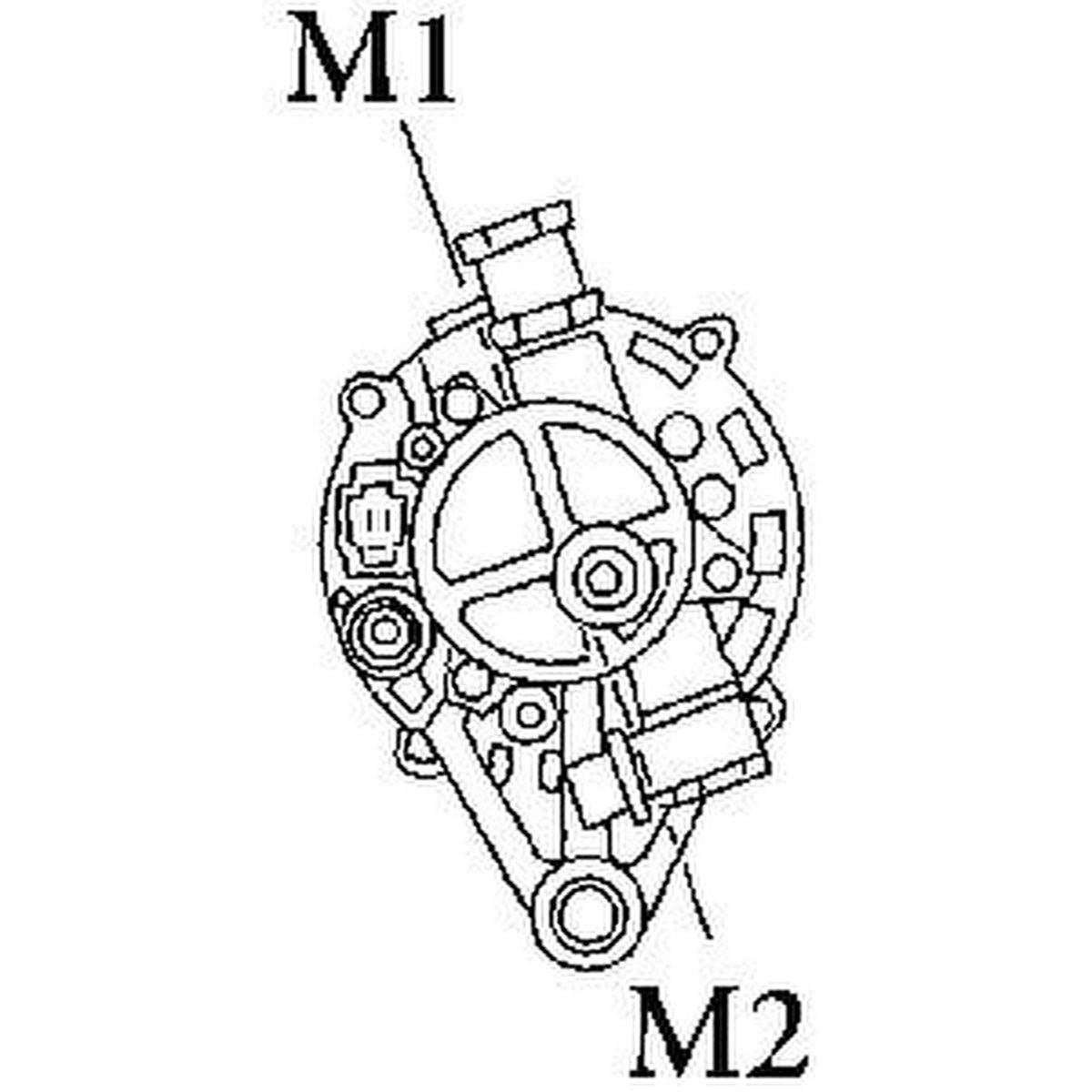 Lichtmaschine Generator 28V 50A Ø95 mm HC-CARGO für u.a. TOYOTA LAND-2