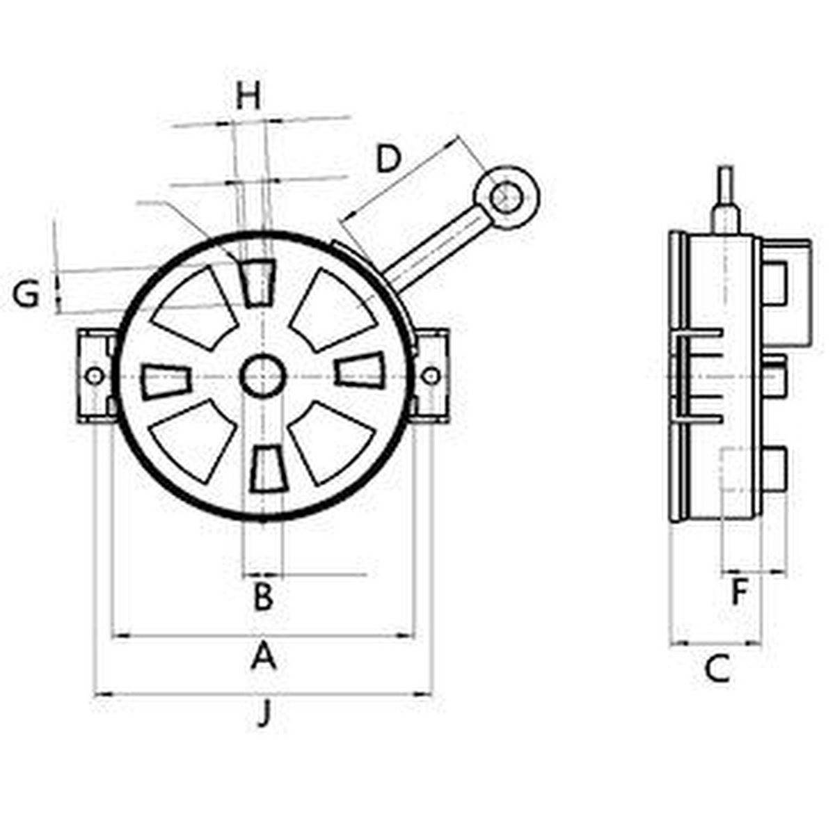 Halter Kohlebürsten Starter Generator 12V Ø64,5mm HC-CARGO für diverse Fahrzeuge-1