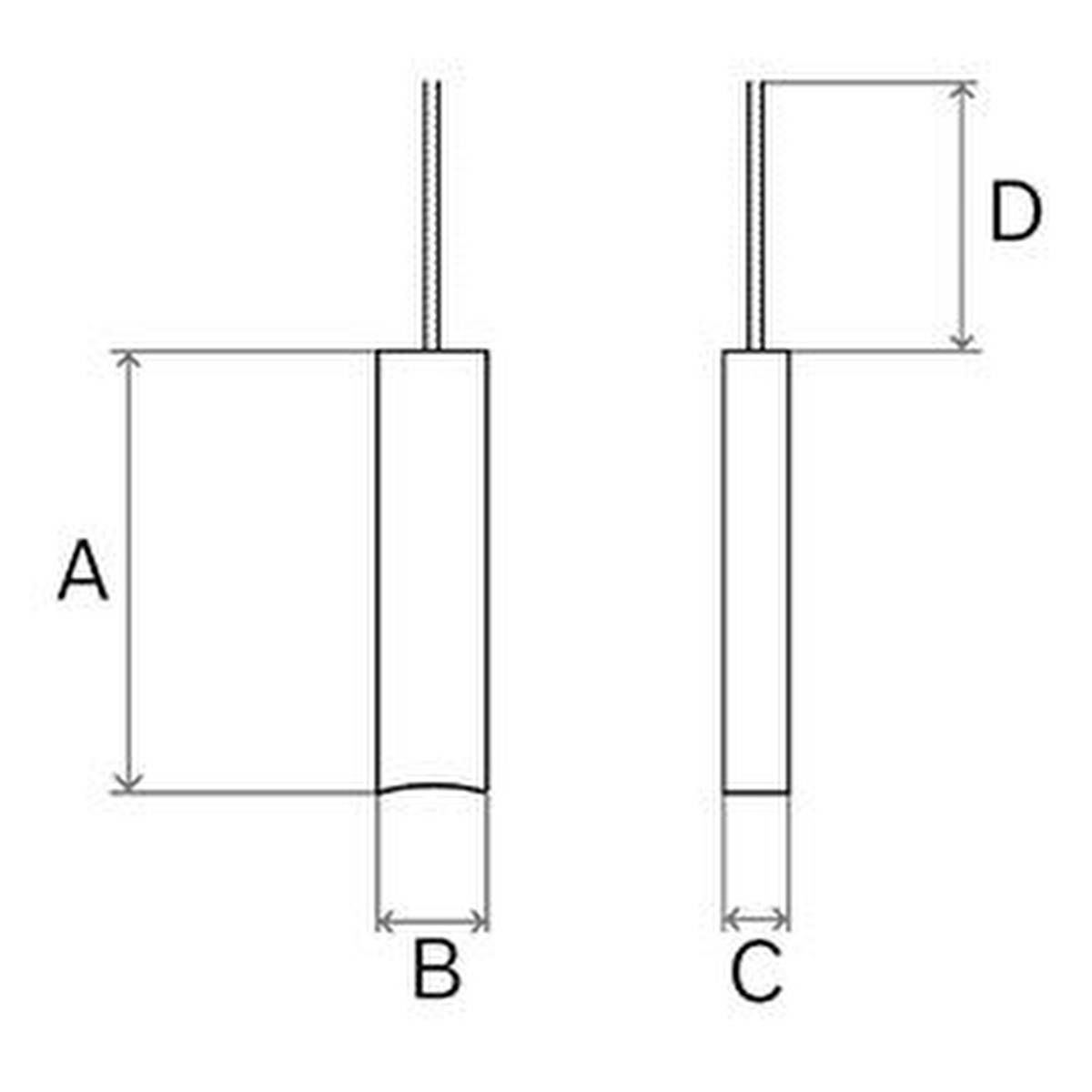 Kohlebürste Generator 28V 5 mm HC-CARGO Aftermarket-Expertise für u.a. MAN-1