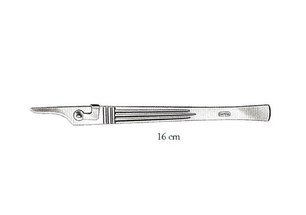 neoLab® Skalpellgriff aus Edelstahl, 130 mm lg.-0