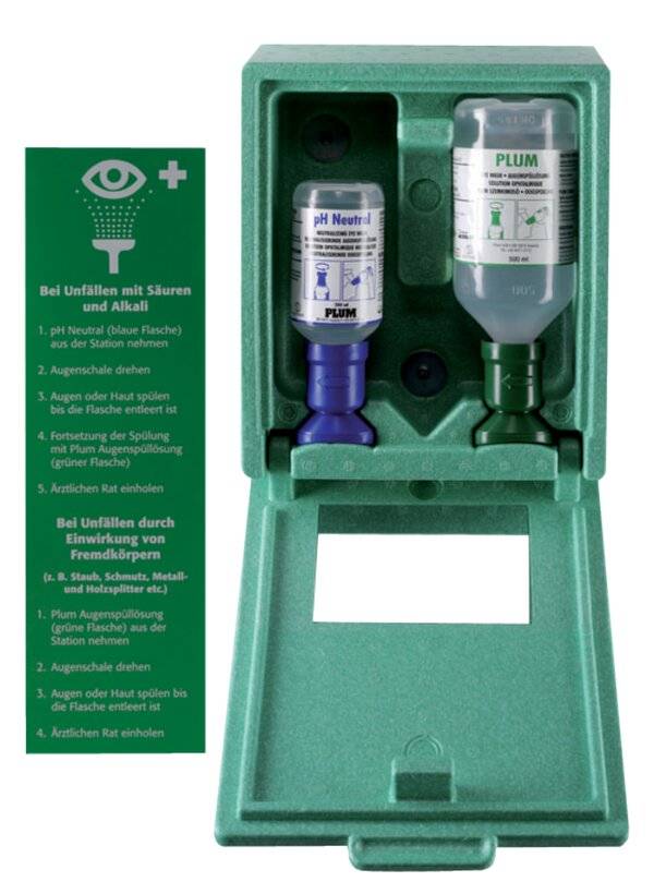 B-SAFETY Augen-Notfallstation, Wandbox 265 x 227 x 110 mm
