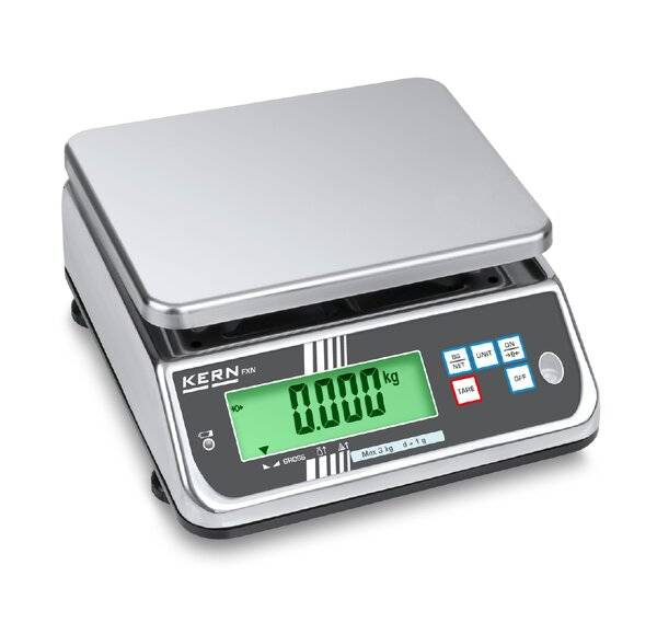 Kern FXN6K3N Tischwaage FXN 6K-3N Wägebereich (max.) 6 kg Ablesbarkeit 1 g batteriebetrieben Mehrfarbig-2