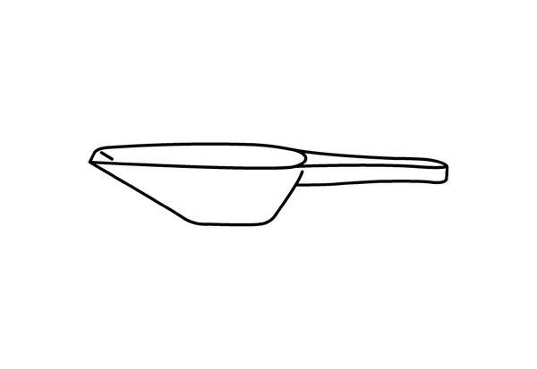 neoLab® Aluminium-Schaufel, 140 ml, 210 mm lang