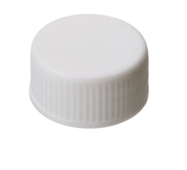 neochrom® Schraubverschlüsse, PP weiß geschlossen, Gewinde 24-400, 100 St./Pack-0