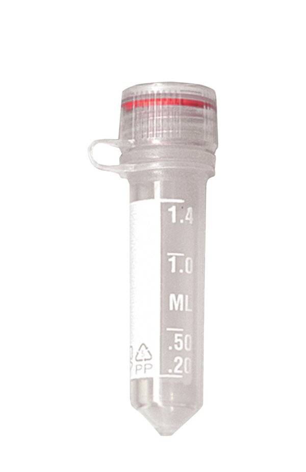 neoLab® neoScrew-Microtubes 1,5 ml selbstst., steril grad., Kappe+Lasche, 10x50 St./Pack