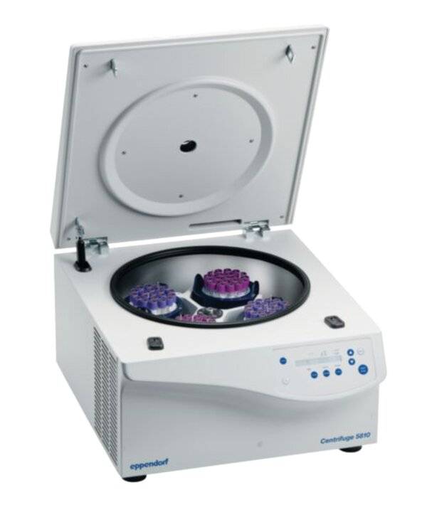 Eppendorf Zentrifuge 5810, nicht gekühlt, mit Rotor A-4-62, Adapter für 15/50 mL Conicals,-0