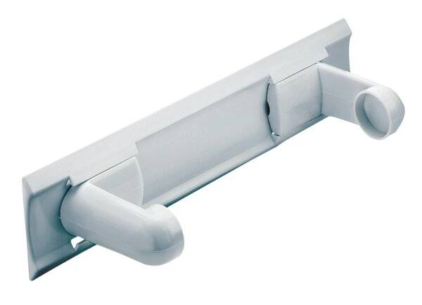neoLab® variabler Papierrollenhalter aus PP, festklebend-0