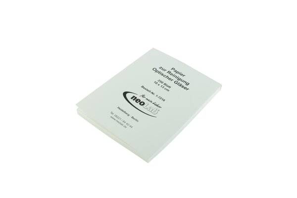 neoLab® Linsenreinigungspapier, 10 x 13 cm, 250 Blatt/Block-0