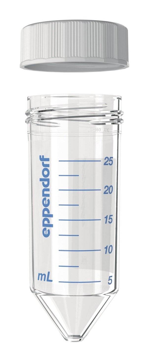 Eppendorf Conical Tubes® 25 mL mit Schraubdeckel, 25 mL, Quality™, farblos, 200 Tubes (4-0
