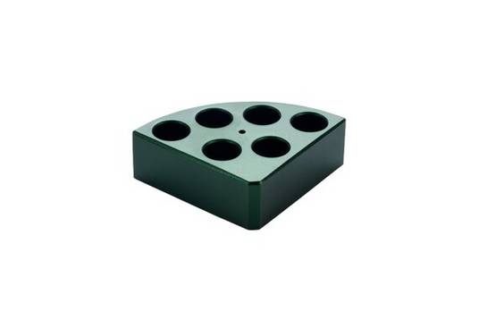 sunlab® Reaktionsblock, ¼ Kreissegment, 6 Loch