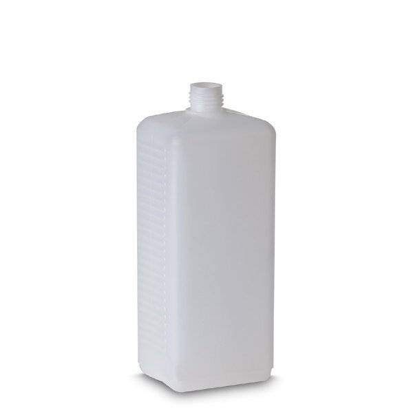 neoLab® Enghals-Vierkantflasche 750 ml, mit Schraubverschluss