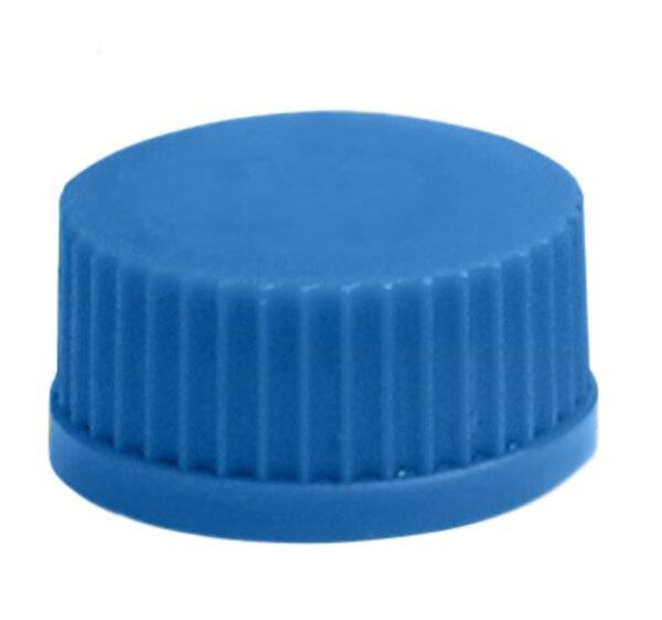 neoLab® Schraubkappe (blau, PP) GL45-0