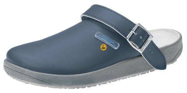 ABEBA ESD-Berufsschuh, clog marine, Gr. 46-0