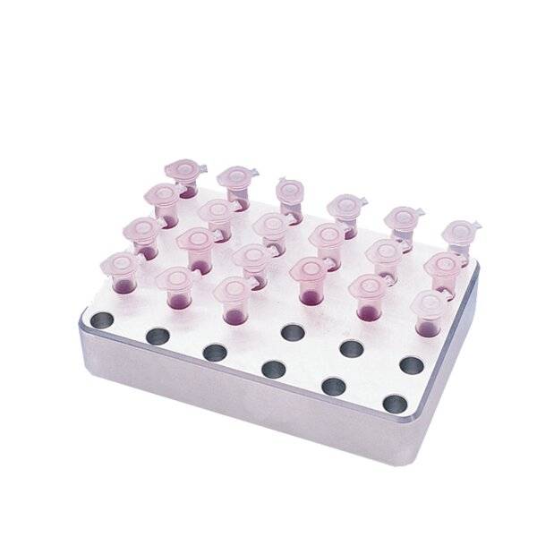 neoLabLine Aluminiumblock MTP-Form 5 x 6 Loch für 0,5 ml-0