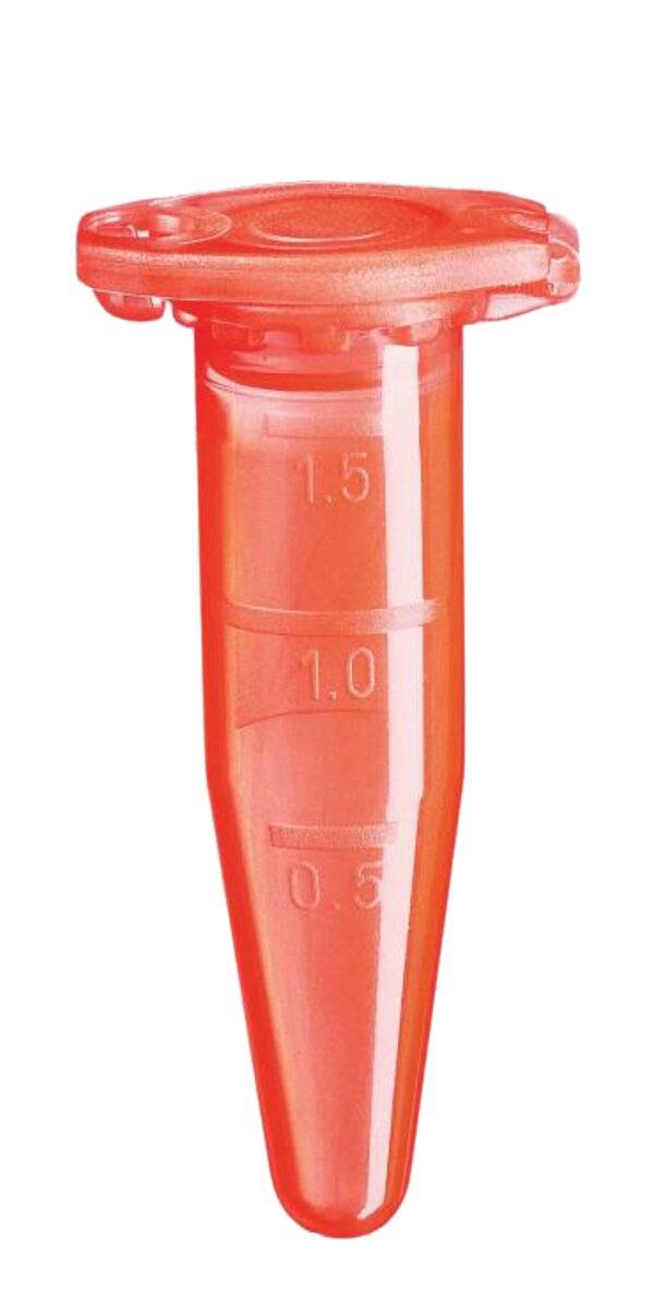 Eppendorf Safe-Lock Reaktionsgefäße 1,5 ml, rot, mit Deckel, 1000 Stück-0