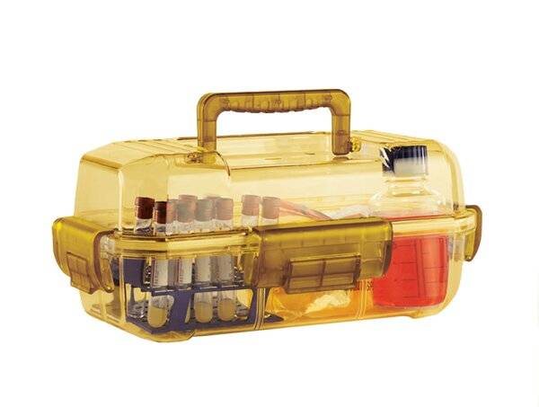 neoLab® Sicherheits-Transportbox aus PC, rot