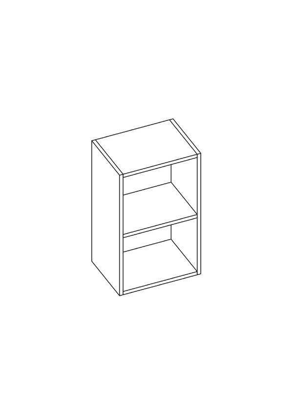 labtable Laborhängeschrank offen, 1 Regalboden BxHxT: 450 mm x 370 mm x 350 mm
