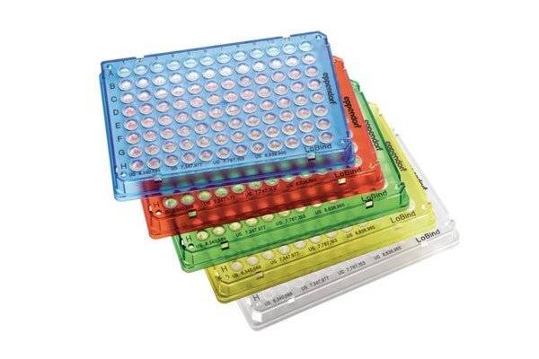 Eppendorf twin.tec PCR Plate 96 LoBind, semi-skirted, 250 µL, PCR clean, farblos, 25 Platt