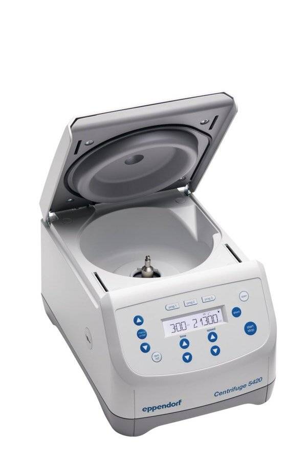 Eppendorf Centrifuge 5420, Folientastatur, nicht gekühlt, ohne Rotor, 230 V/50/60 Hz
