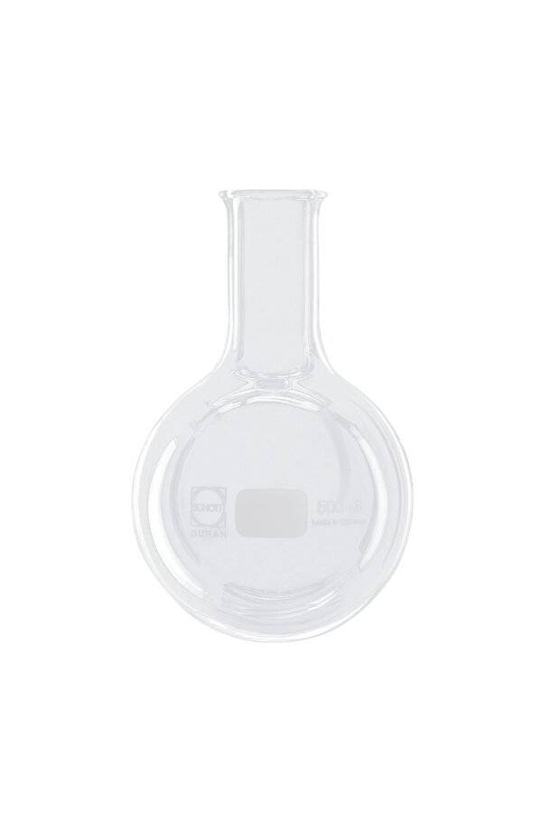 Lenz Rundkolben, Enghals, Inhalt 6.000 ml, mit Bördelrand, DURAN®