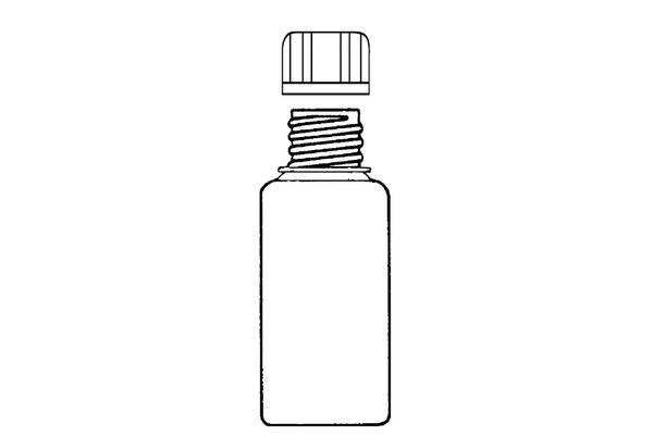 Kautex PE-Weithalsflasche 100 ml, mit Verschluss-0