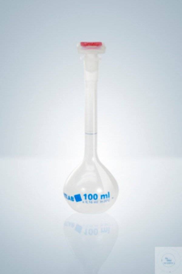 Hirschmann® Messkolben Kl. B, PP, 100 ml, NS 14/23, hochtransparent-0