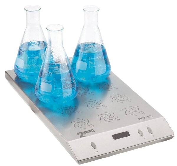 2mag Magnetrührer mit 15 Rührstellen, 1-1,5 l, 120-1.200 UpM