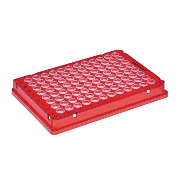 Eppendorf twin.tec® PCR Plate 96, skirted, 150 µL, PCR clean, rot, 25 Platten-0