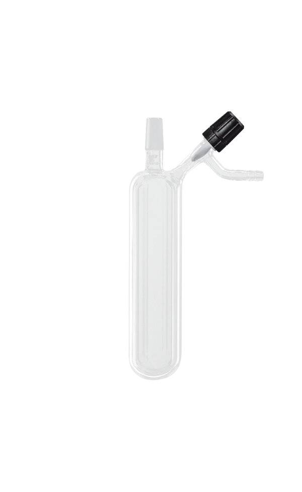 Lenz Stickstoff-Vorlage (Schlenk-Rohr) mit PTFE-Ventilhahn, 100 ml, Kern NS 14/23,