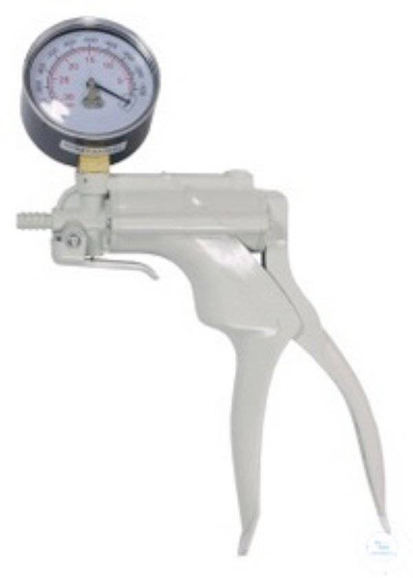 Bürkle® VacuMan Vakuumpumpe, mit Manometer, PVC, 32 ml/Hub