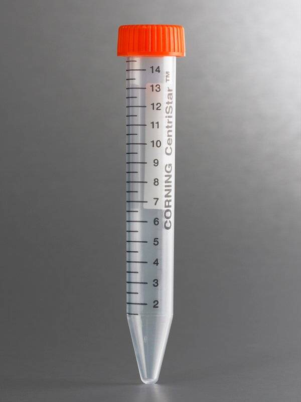 Corning TUBE,CENT,15ML,FT,PP,S, Case Size: 10 Pack size: 50-0